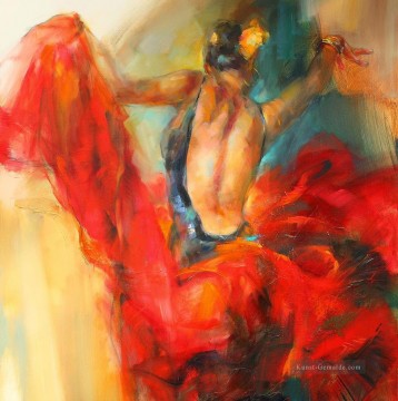 Schöne Mädchen Tänzer AR 03 Impressionist Ölgemälde